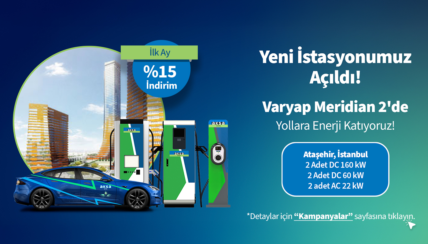 Varyap Meridian 2’de Avantajlı DC Şarj Fırsatını Kaçırma!