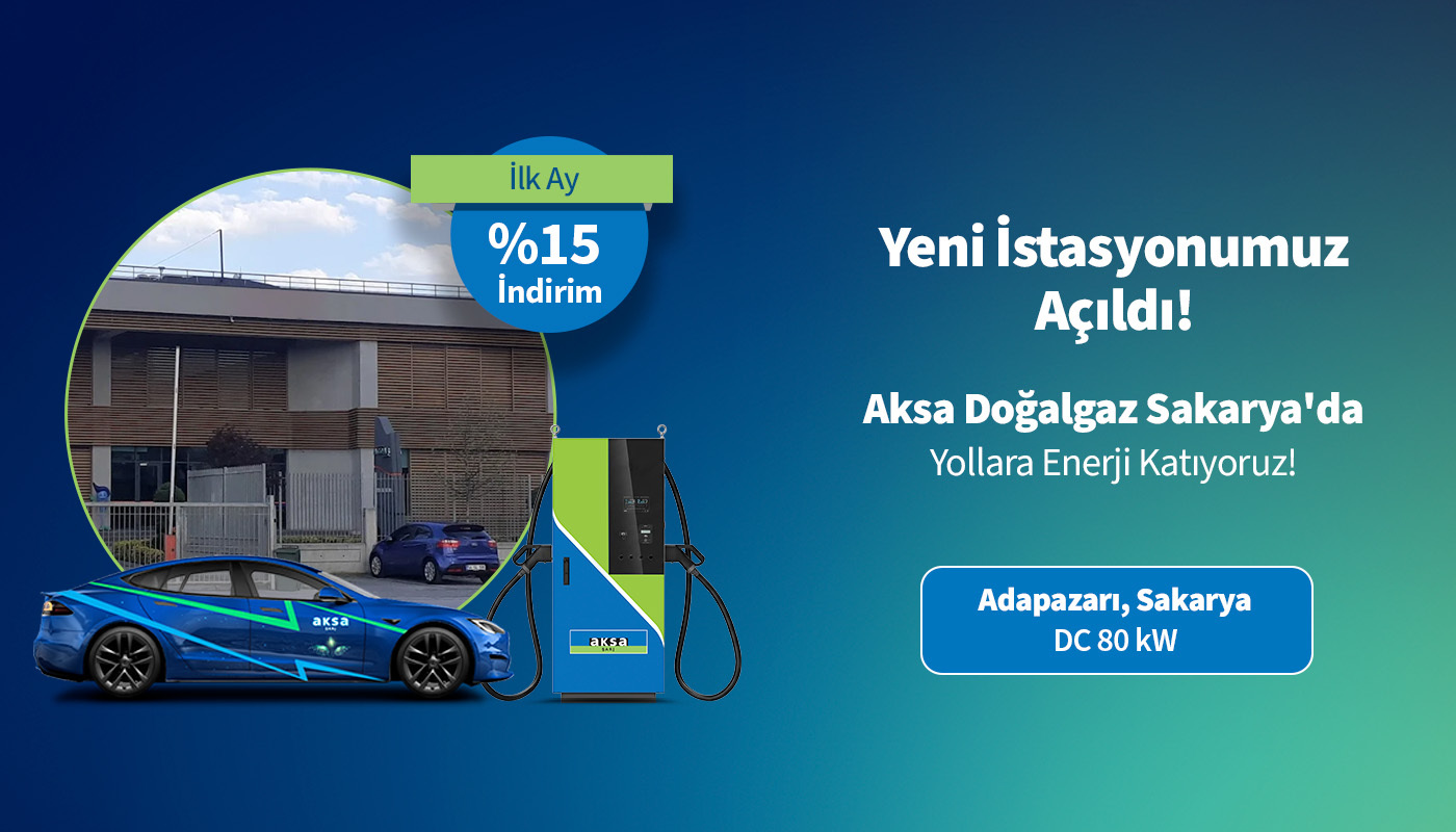 Sakarya’da Şarj Konforu Yeni Bir Noktada!