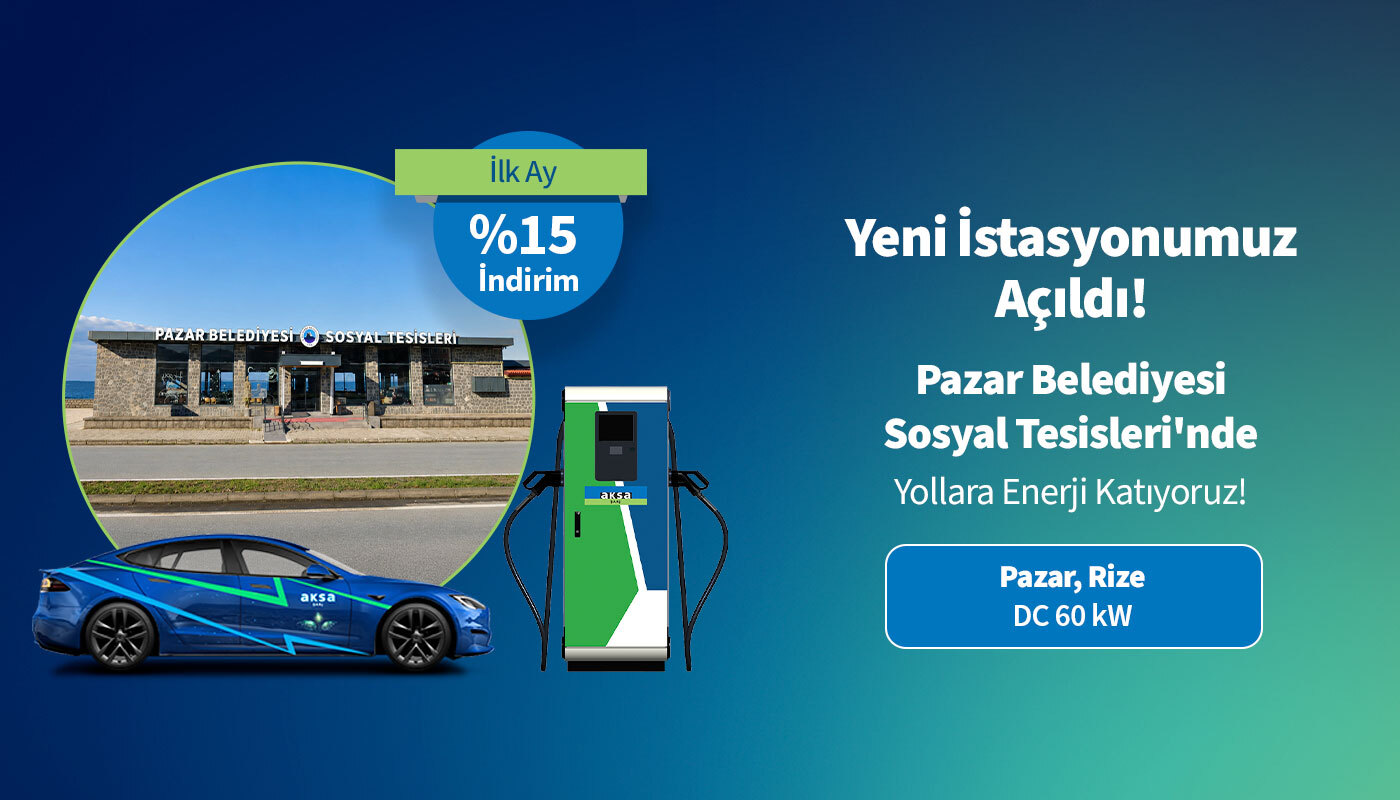 Pazar Belediyesi Sosyal Tesisleri’nde Hızlı Şarj Dönemi Başladı!